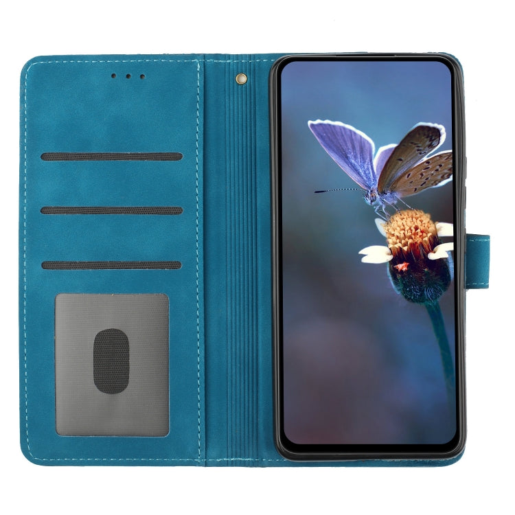 Custodia portafoglio in pelle con motivo floreale per Samsung Gal