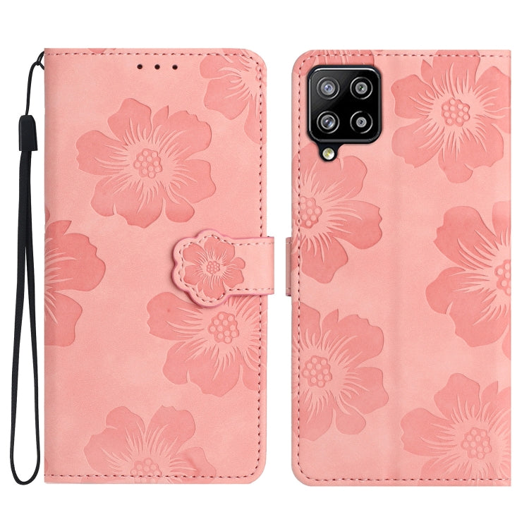 Custodia portafoglio in pelle con motivo floreale per Samsung Gal