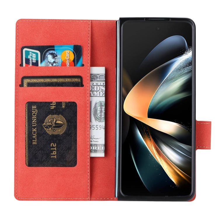 Custodia flip in pelle per Samsung Galaxy Z Fold4