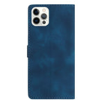 Custodia in pelle con motivo floreale per smartphone compatibili