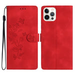 Custodia in pelle con motivo floreale per smartphone compatibili