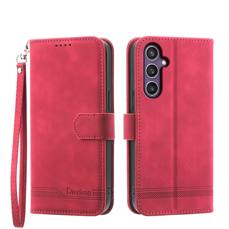 Custodia portafoglio TPU e pelle PU per Samsung Galaxy S24 Ultra