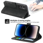 Custodia portafoglio TPU e pelle PU per Samsung Galaxy S24 Ultra