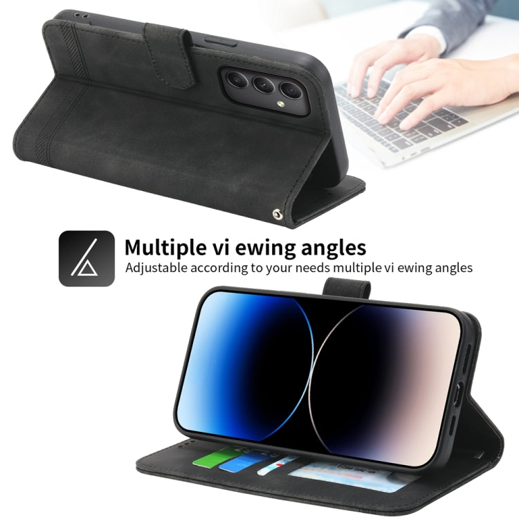 Custodia portafoglio TPU e pelle PU per Samsung Galaxy S24 Ultra