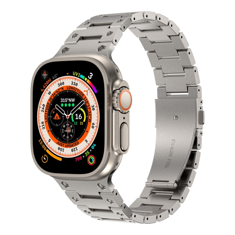 Cinturino in metallo doppia fila compatibile Apple Watch