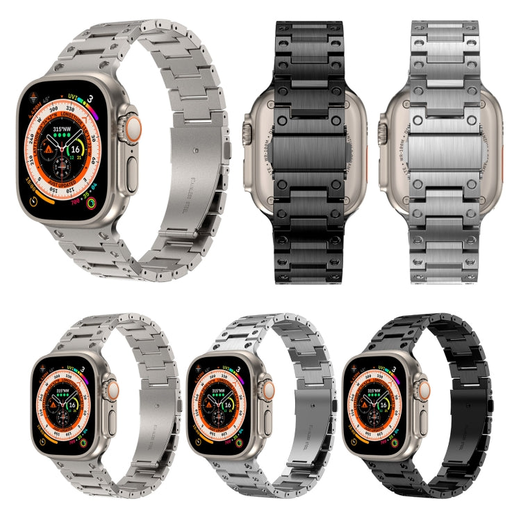 Cinturino in metallo doppia fila compatibile Apple Watch