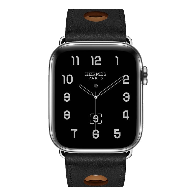 Cinturino in pelle a tre fori per Apple Watch 38-45mm