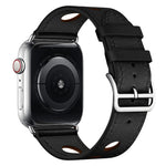 Cinturino in pelle a tre fori per Apple Watch 38-45mm