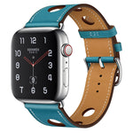 Cinturino in pelle a tre fori per Apple Watch 38-45mm