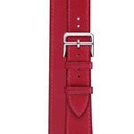 Cinturino in pelle doppio anello per Apple Watch