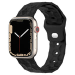Cinturino in silicone con trama calcio per Apple Watch 40/44mm