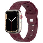 Cinturino in silicone con trama calcio per Apple Watch 40/44mm