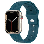 Cinturino in silicone con trama calcio per Apple Watch 40/44mm