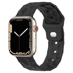 Cinturino in silicone con trama calcio per Apple Watch 40/44mm