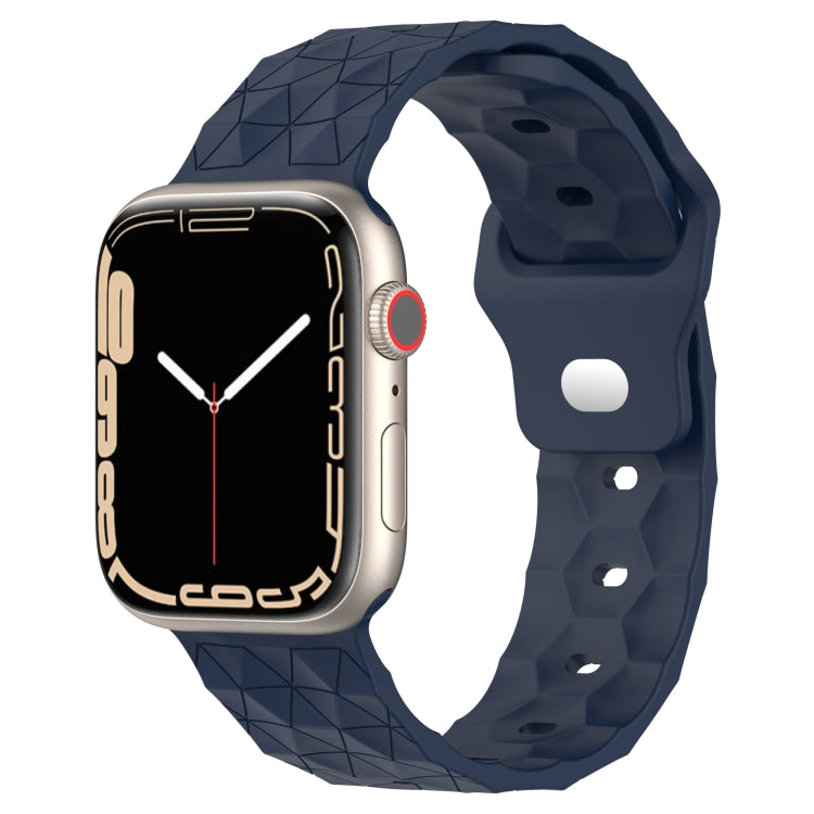 Cinturino in silicone con trama calcio per Apple Watch 40/44mm