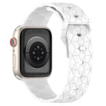 Cinturino in silicone con trama calcio per Apple Watch 40/44mm