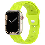 Cinturino in silicone con trama calcio per Apple Watch 40/44mm