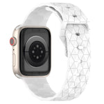 Cinturino in silicone con trama calcio per Apple Watch SE 40/44mm