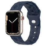Cinturino in silicone con trama calcio per Apple Watch SE 40/44mm