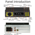SWM D3400 Lettore MP3 Bluetooth per auto con radio FM