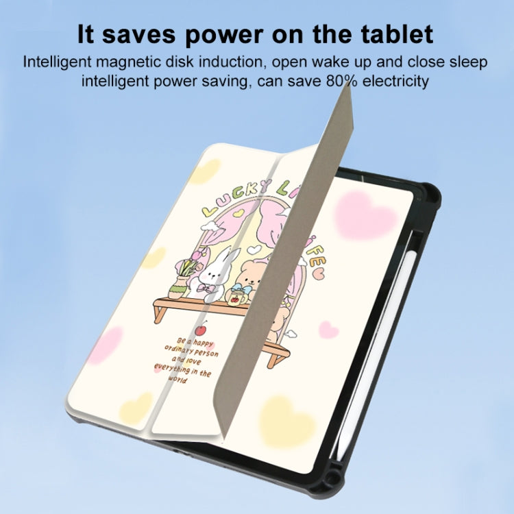 Custodia iPad Air 11 in pelle verniciata con rotazione 360° - immagine 2