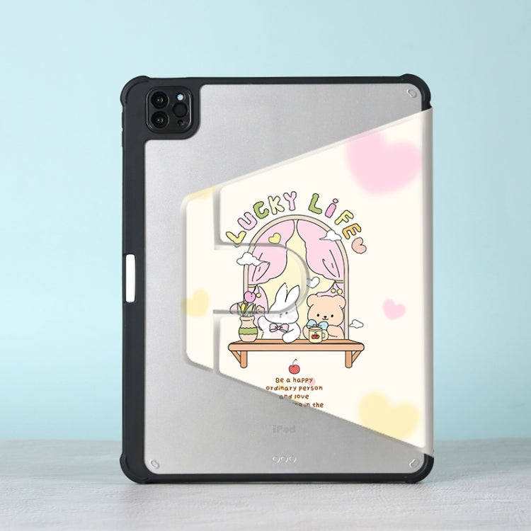 Custodia iPad Air 11 in pelle verniciata con rotazione 360° - immagine 3