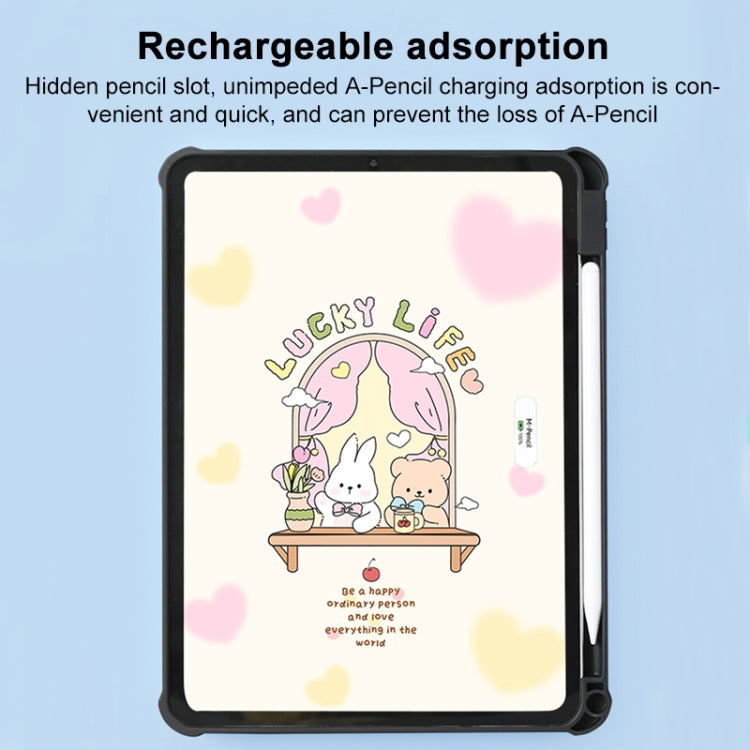 Custodia iPad Air 11 in pelle verniciata con rotazione 360° - immagine 8