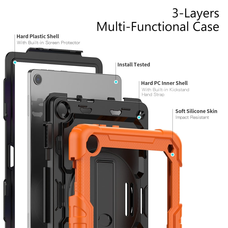 Custodia per tablet PC ibrido in silicone con tracolla, For Lenovo Tab M10 10.1 Gen 3rd, For Lenovo Tab M10 Plus 10.6 Gen 3rd