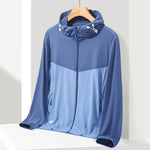 Cappotto sportivo UPF40+ in seta di ghiaccio elastico