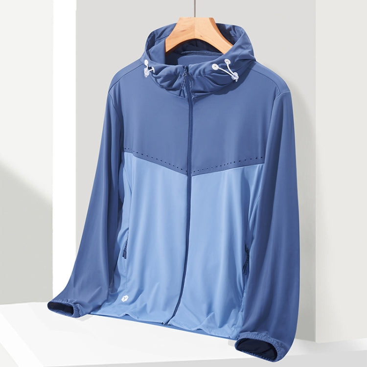 Cappotto sportivo UPF40+ in seta di ghiaccio elasticizzato