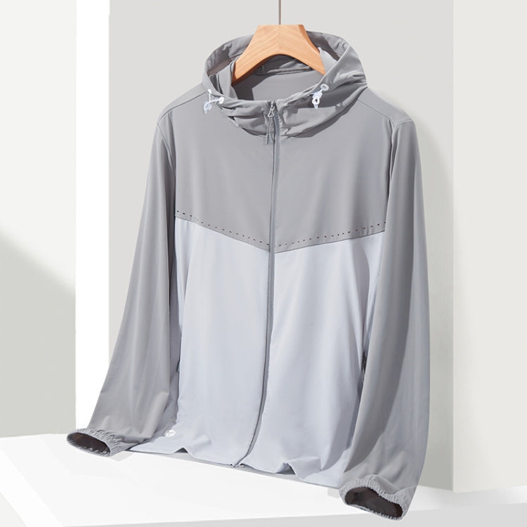 Cappotto sportivo UPF40+ in seta di ghiaccio elasticizzato