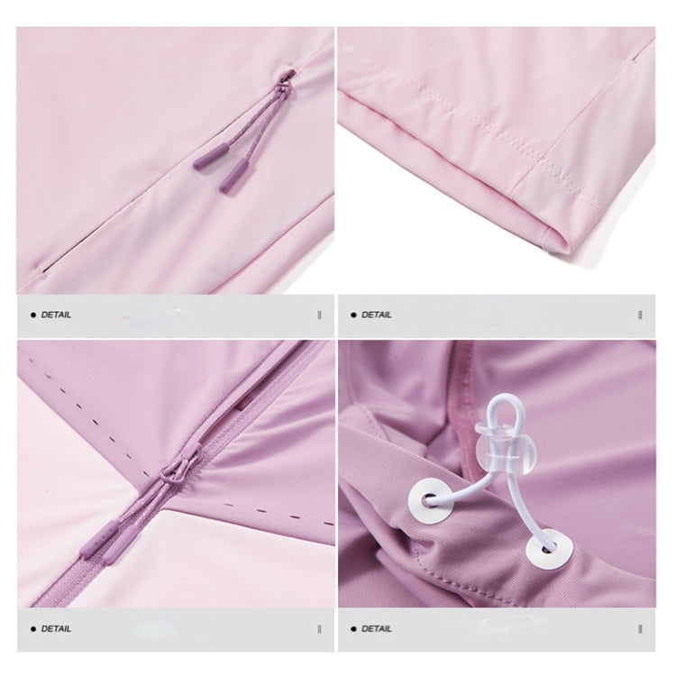 Cappotto sportivo UPF40+ in seta di ghiaccio elastico