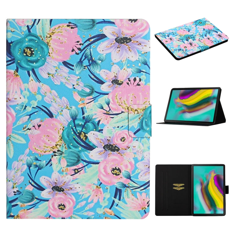 Custodia flip con motivo floreale per Samsung Galaxy Tab