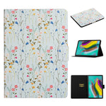 Custodia flip con motivo floreale per Samsung Galaxy Tab