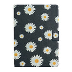 Custodia in pelle flip per iPad con slot per schede
