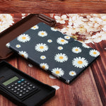 Custodia in pelle flip per iPad con slot per schede