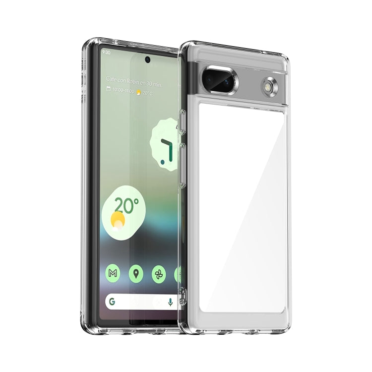 Custodia per telefono in acrilico + TPU serie colorata, For Google Pixel Fold, For Google Pixel 6A