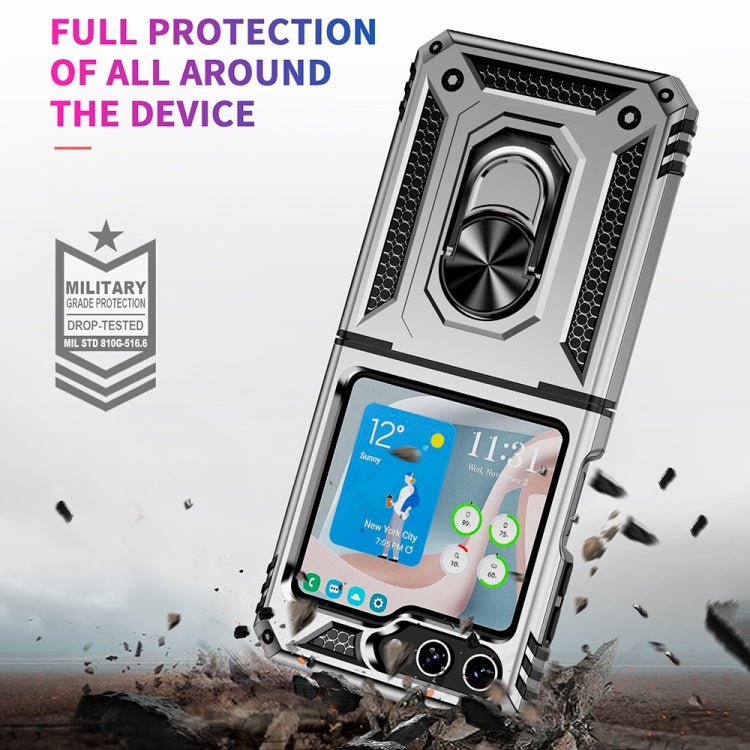 Custodia antiurto TPU PC con supporto per Samsung Galaxy Z Flip5