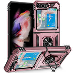 Custodia antiurto TPU PC con supporto per Samsung Galaxy Z Flip5