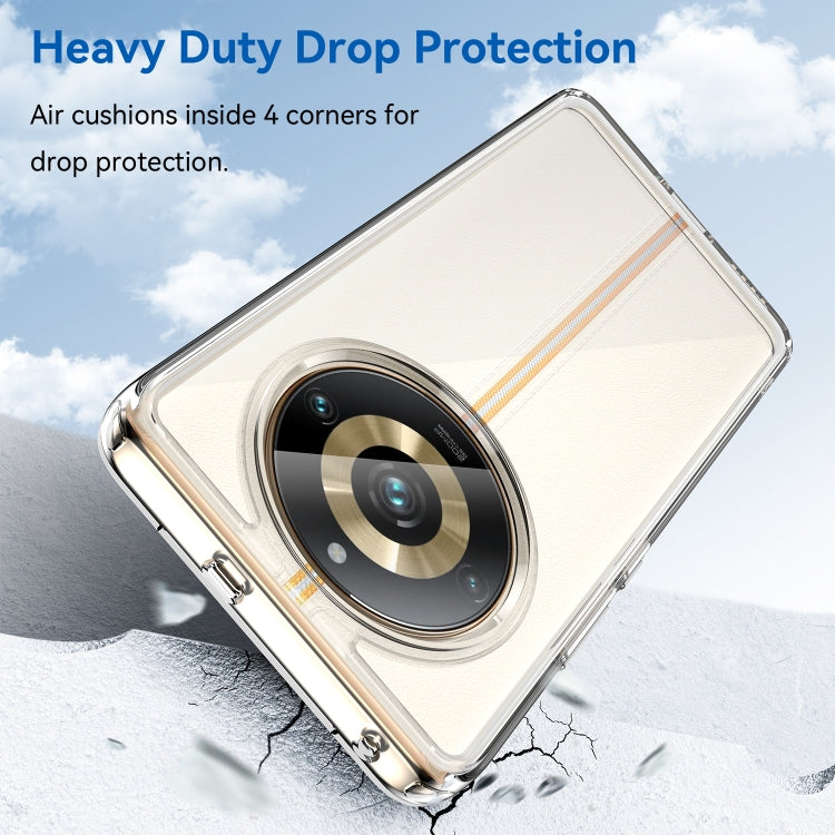 Custodia per telefono in acrilico + TPU serie colorata, For Realme 11 Pro+