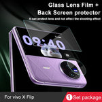 Anello protezione fotocamera posteriore in vetro temperato per vivo X Flip