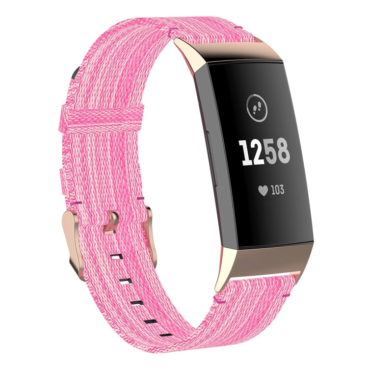 Cinturino nylon denim per Fitbit Charge 3 e 4