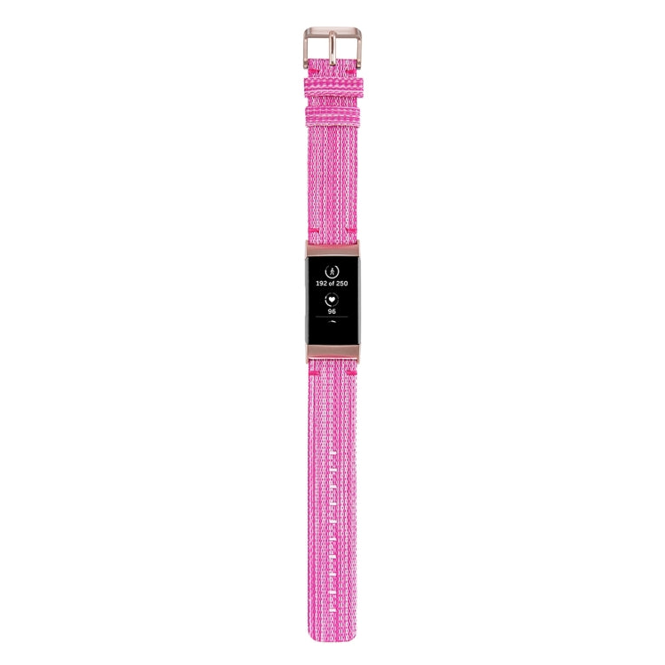 Cinturino nylon denim per Fitbit Charge 3 e 4