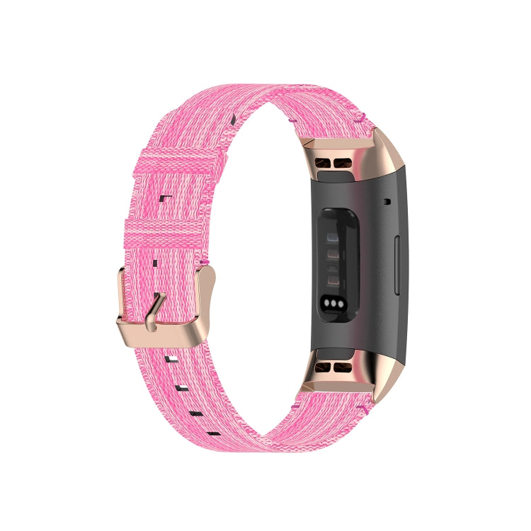 Cinturino nylon denim per Fitbit Charge 3 e 4