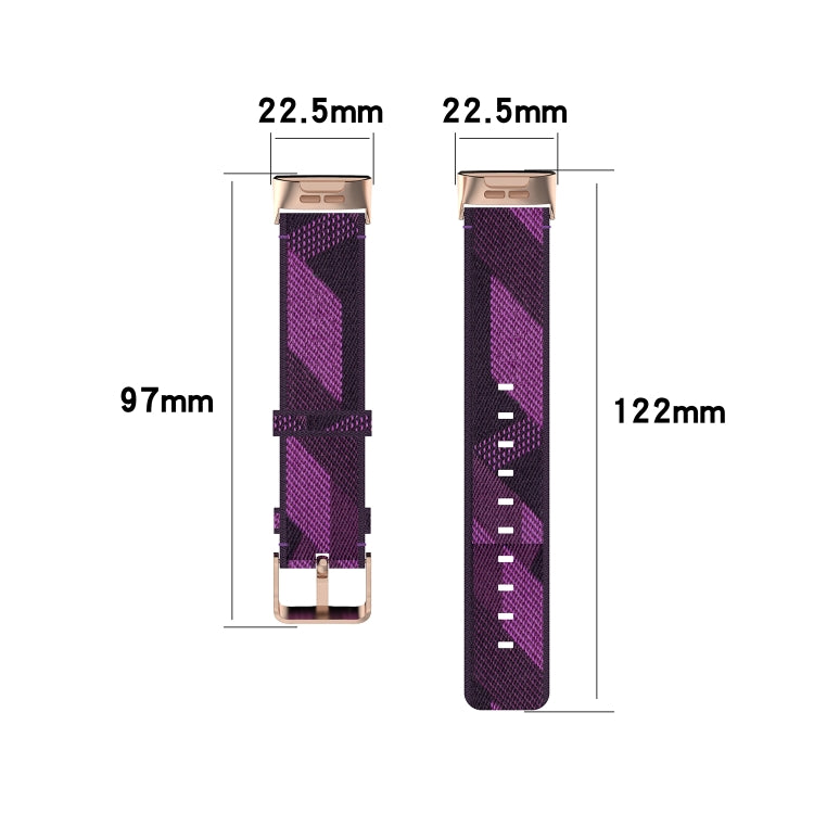 Cinturino nylon denim per Fitbit Charge 3 e 4