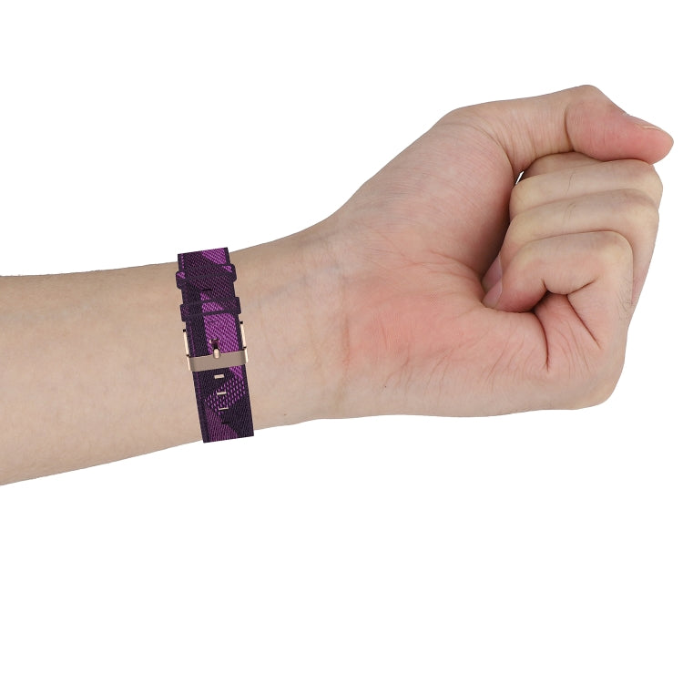Cinturino nylon denim per Fitbit Charge 3 e 4