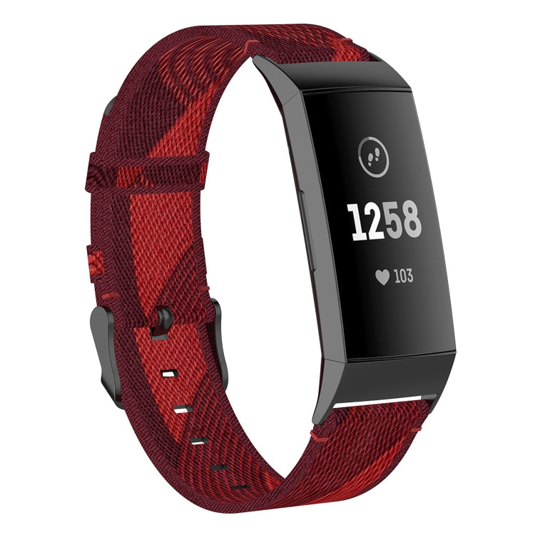 Cinturino nylon denim per Fitbit Charge 3 e 4