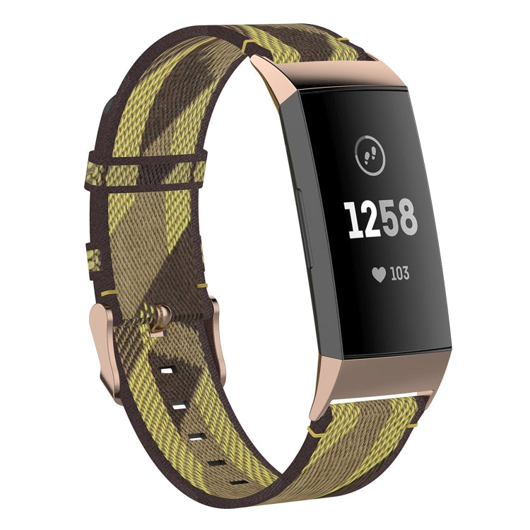 Cinturino nylon denim per Fitbit Charge 3 e 4