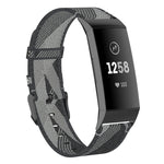 Cinturino nylon denim per Fitbit Charge 3 e 4