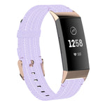 Cinturino nylon denim per Fitbit Charge 3 e 4